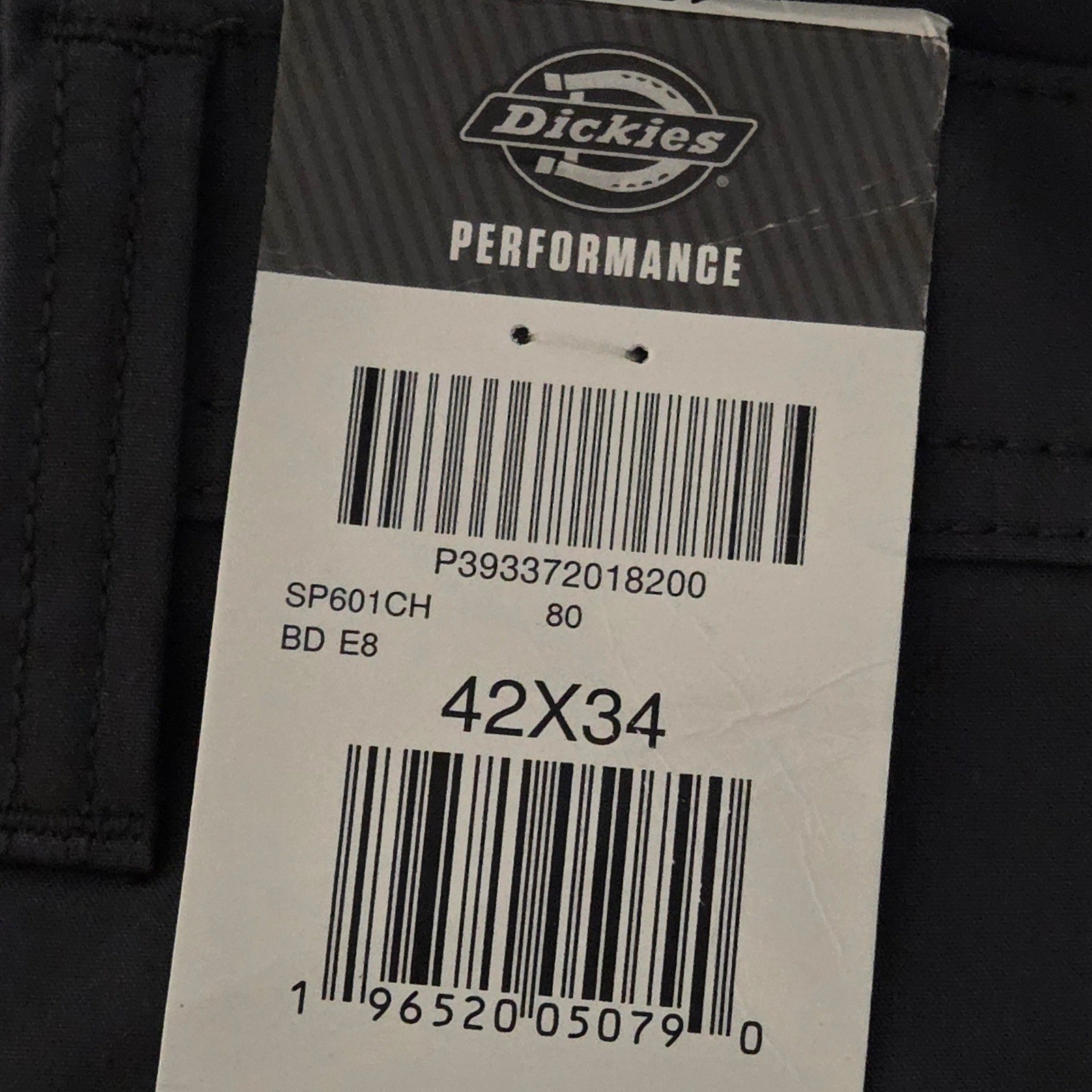 Dickies Performance Utility Pant Mens 42×34 Gray Temp-iQ Cooling Regular Fit