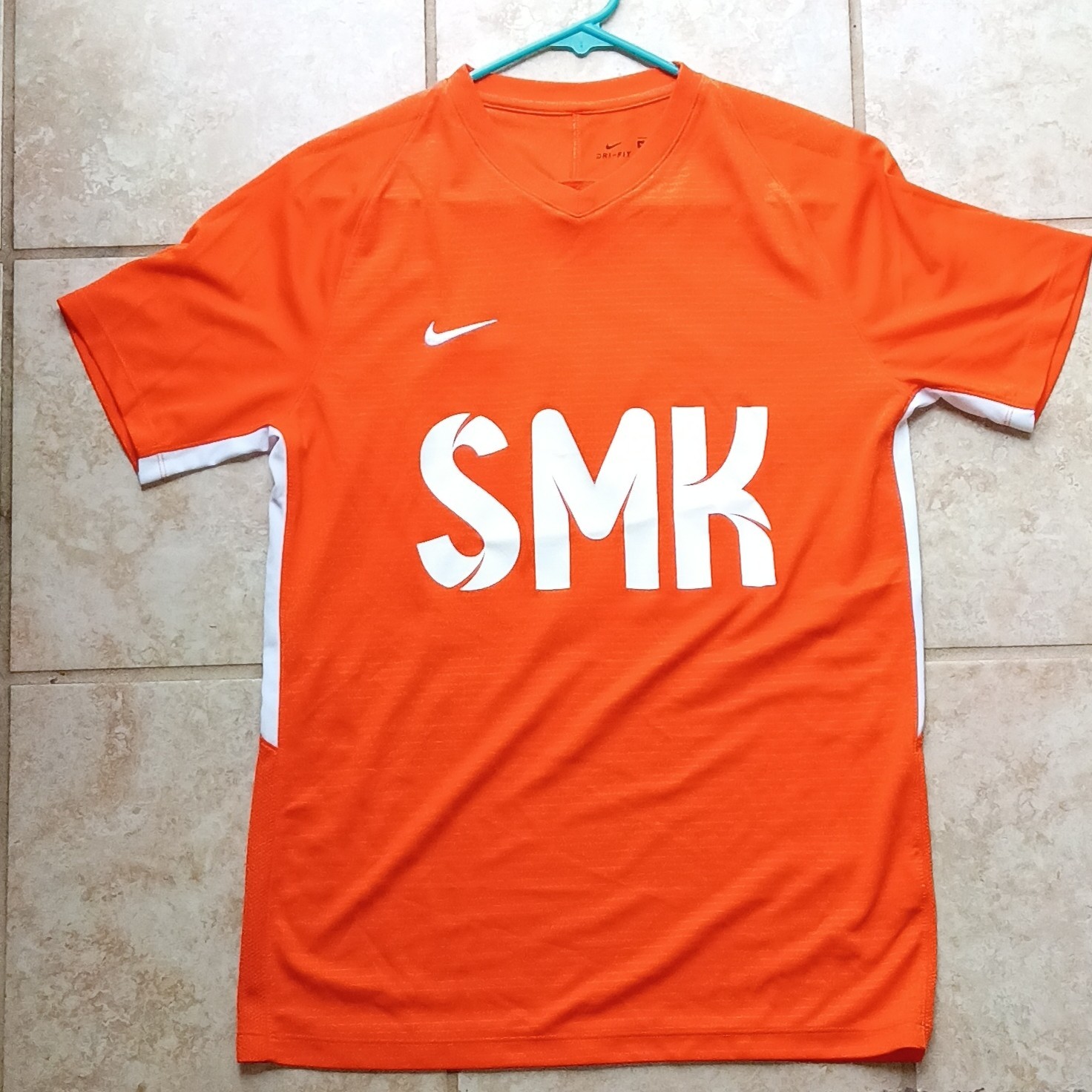 Nike Dri-FIT Soccer Jersey T-shirt Color Orange Men’s Size Medium