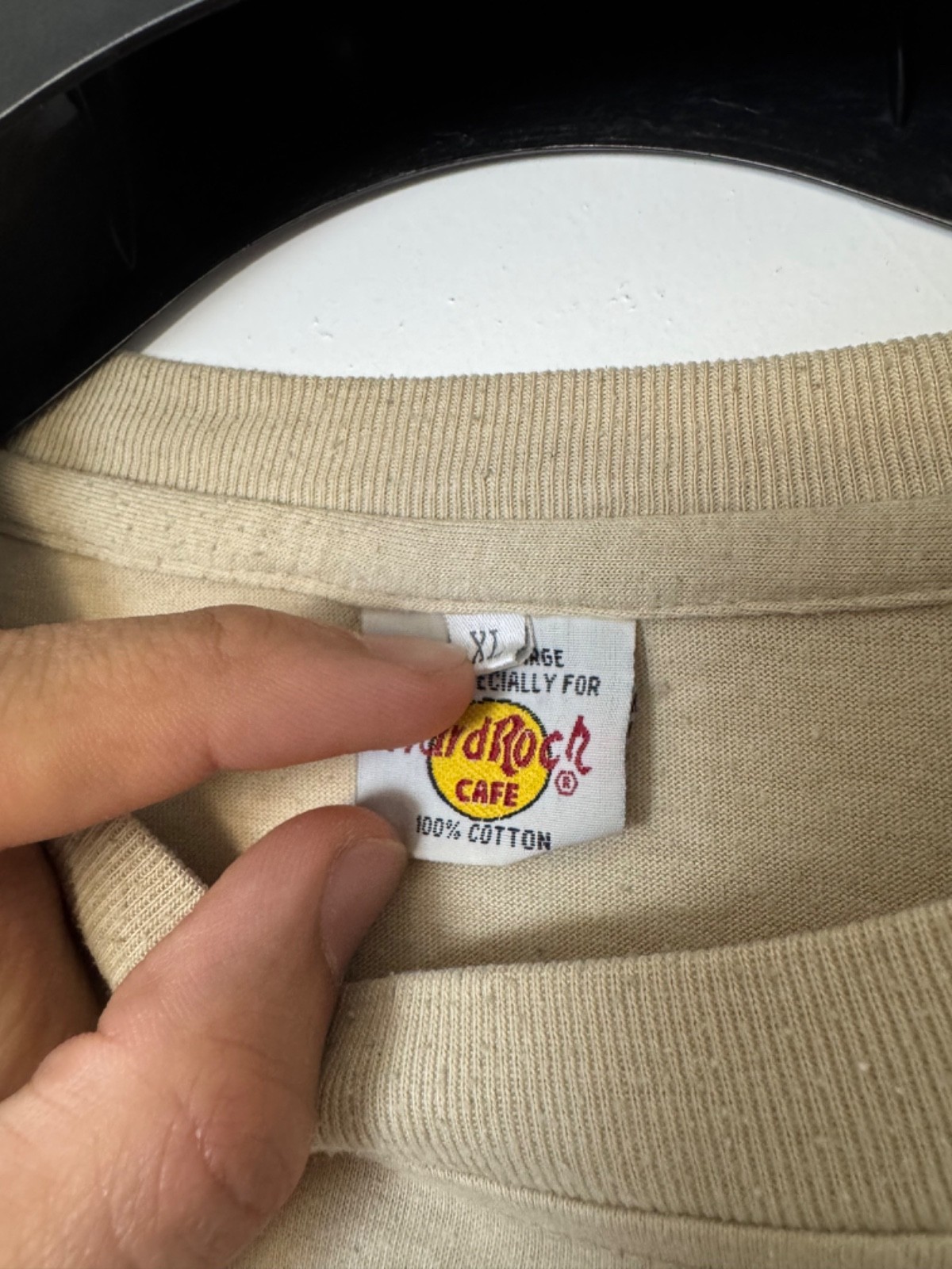 Hard Rock Cafe Beijing China Beige T-Shirt