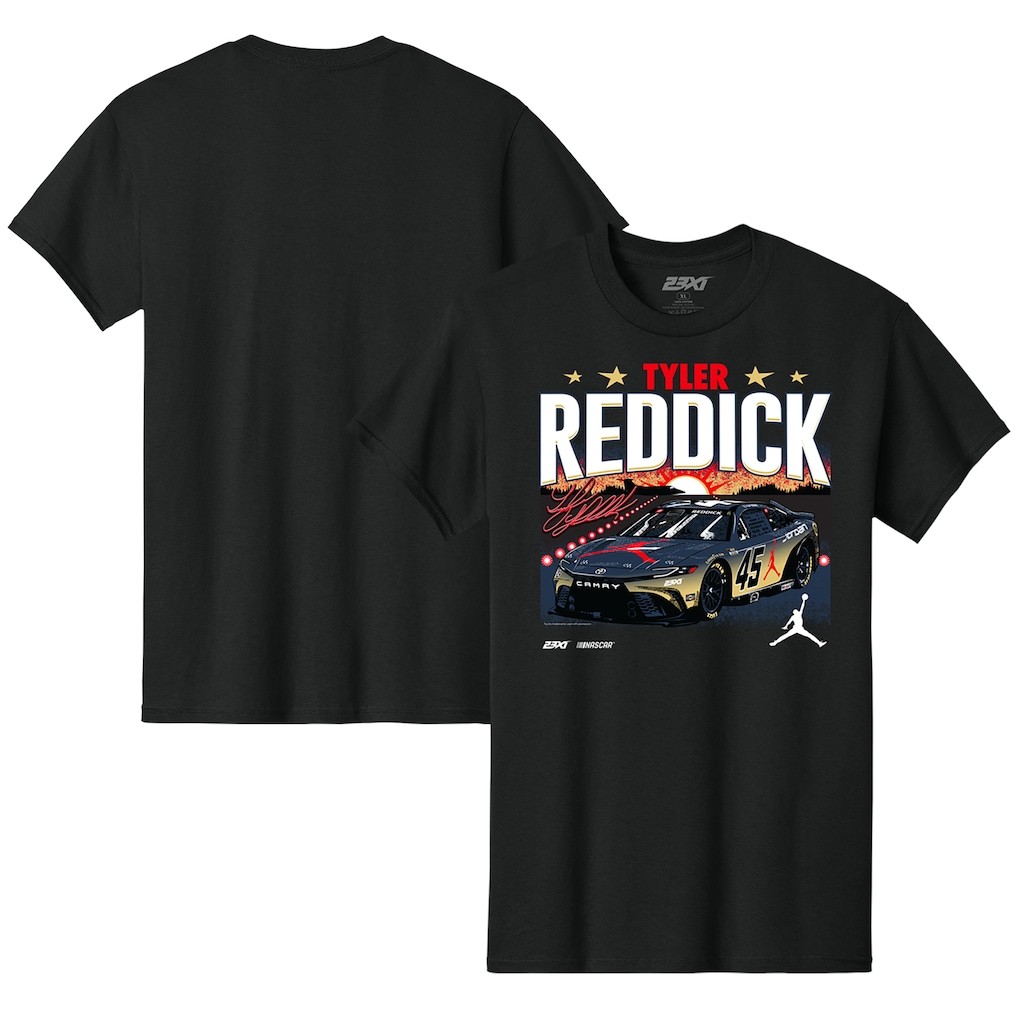 Tyler Reddick #45 Black Scheme Racing Shirt 23XI Fan Graphic Tee
