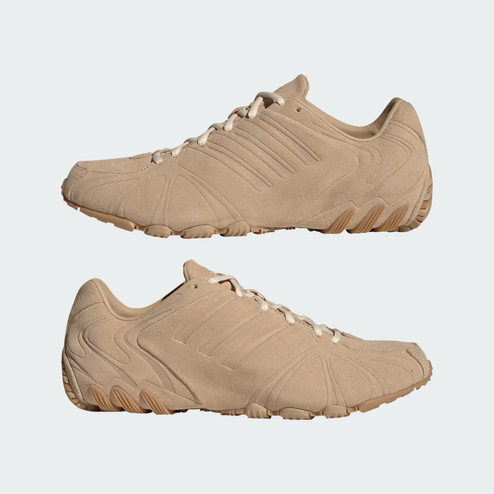 adidas Mens Ghost Sprint Magic Beige Wonder White JS1067 Sneakers Shoes Sz 10 US