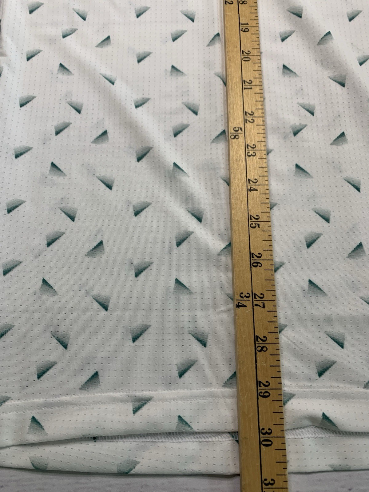 adidas Ultimate365 Men’s Printed Mesh Golf Polo Shirt White Green JN8275 Size XL