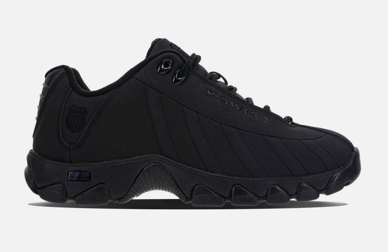 K-Swiss Men’s ST329 CMF Sneaker Black/Black/Black – NEW