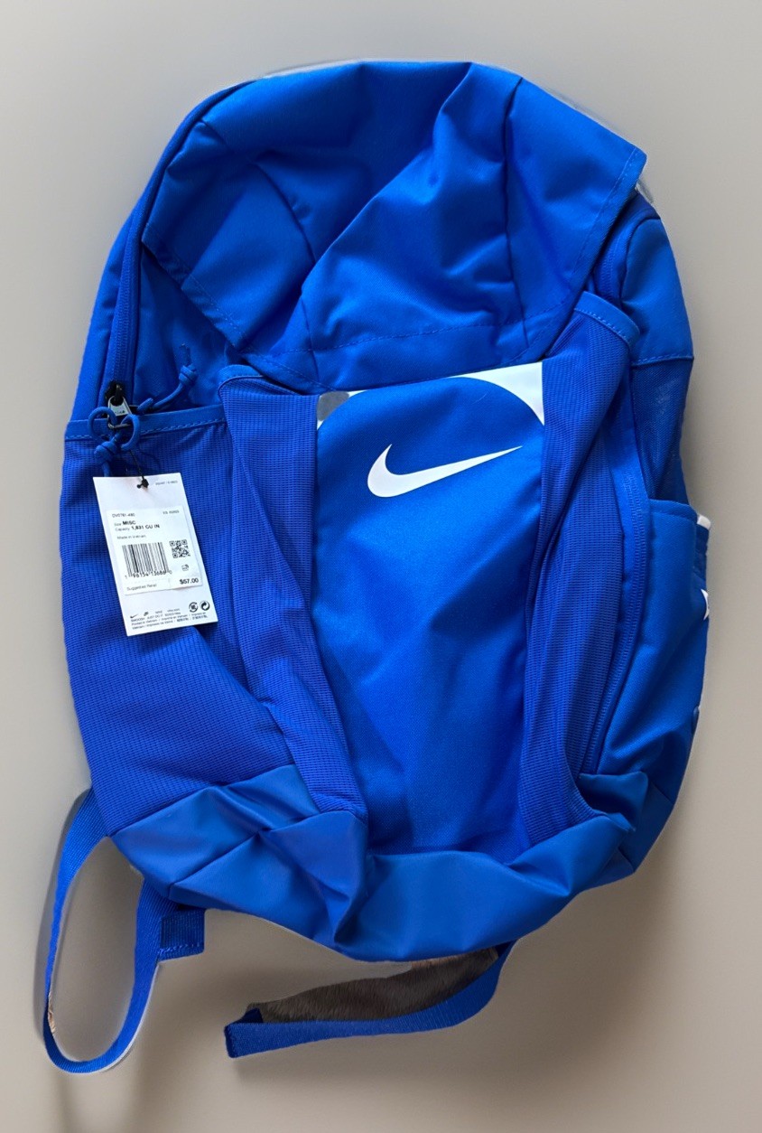 Nike Academy Team Backpack (30L) Game Royal White DV0761-480
