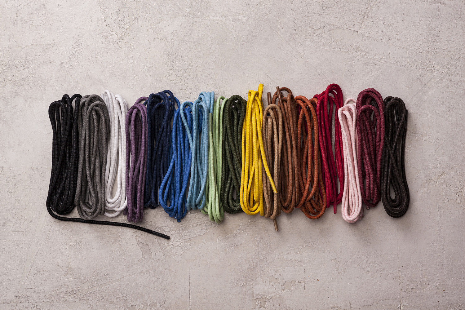 Benchmark Basics Waxed Cotton Dress Shoe Laces (2 Pairs) 27″, 30″, 33″ or 36″