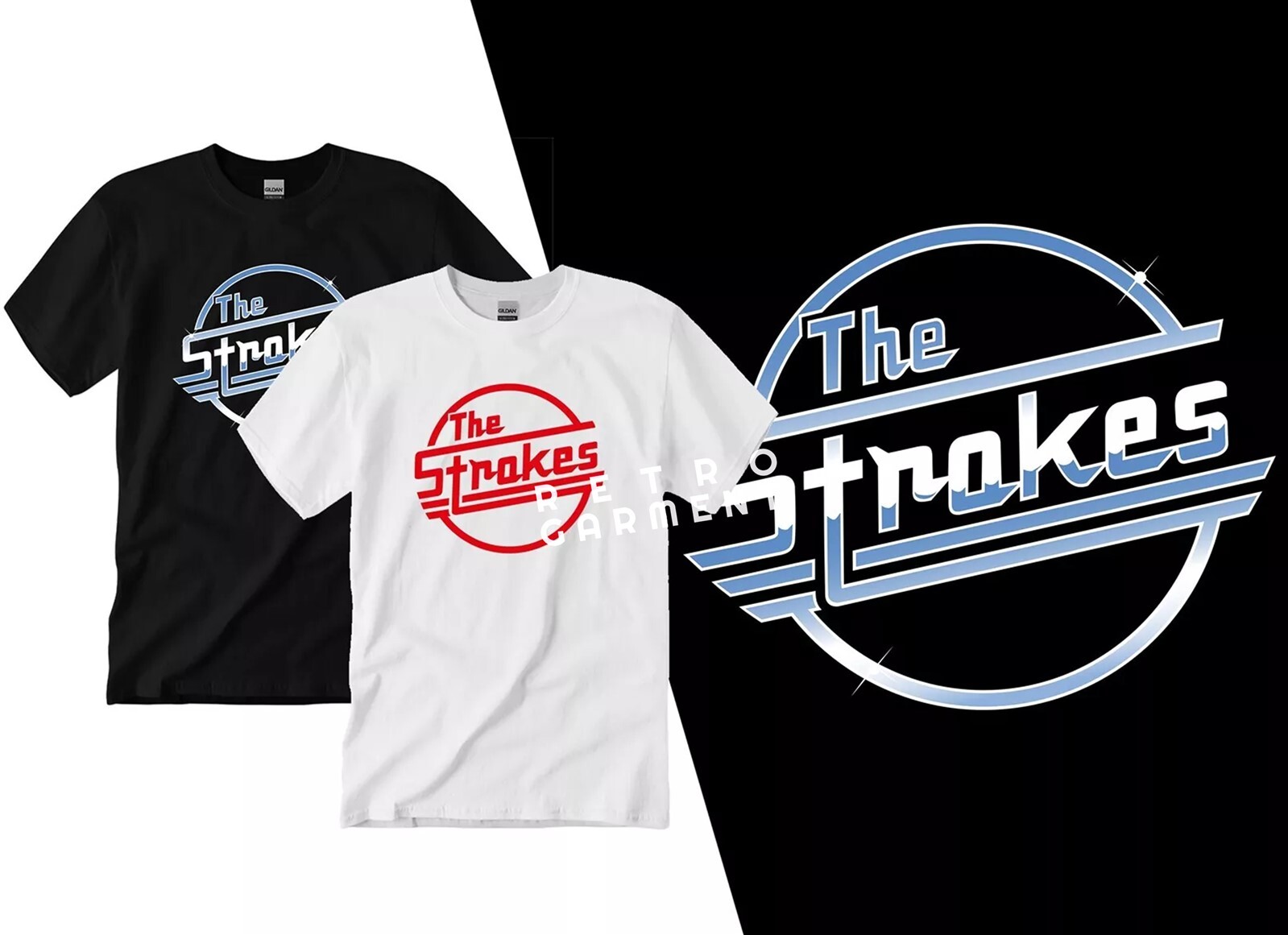 The Strokes Rock Band T-shirt Tee Adult Men’s New