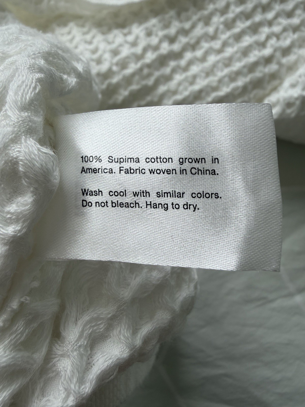 ONSEN Supima Cotton Waffle Bath Robe Hooded White Size M Unisex Luxury Spa Hotel