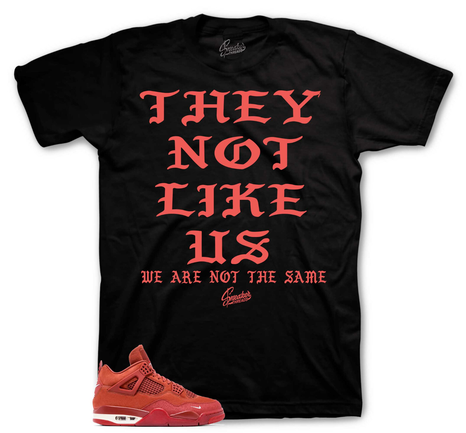 Shirt To Match Jordan 4 Brick By Brick Sneakers – Not Us Sneaker Tees