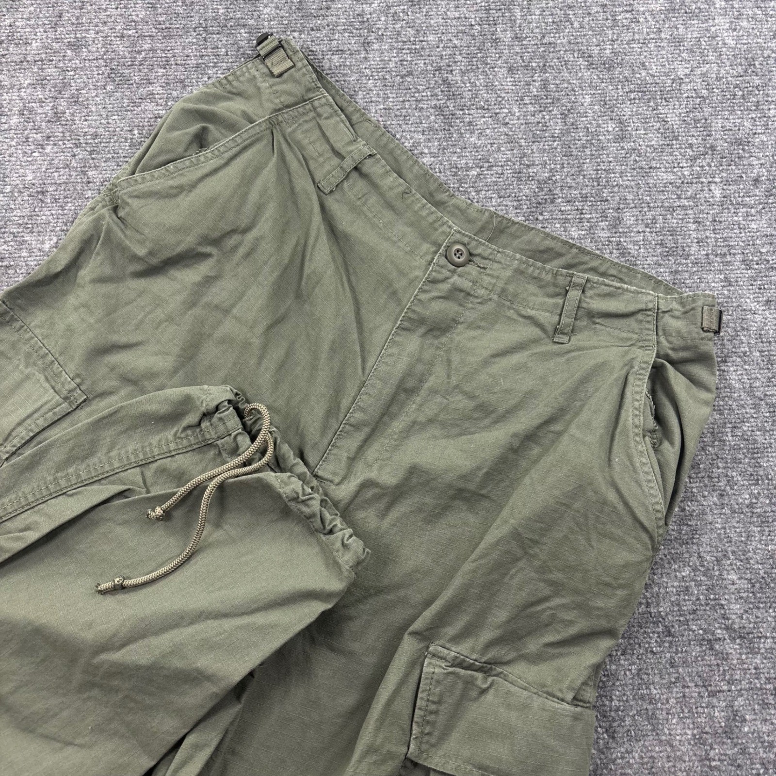 Rothco Cargo Pants Medium Regular Olive Green Ripstop Cotton BDU Men