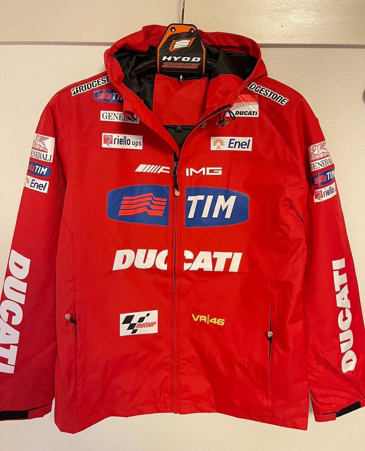 New L MotoGP RACING TEAM DUCATI RACING Ducati Racing Jacket Hoodie Bike Wear Ou