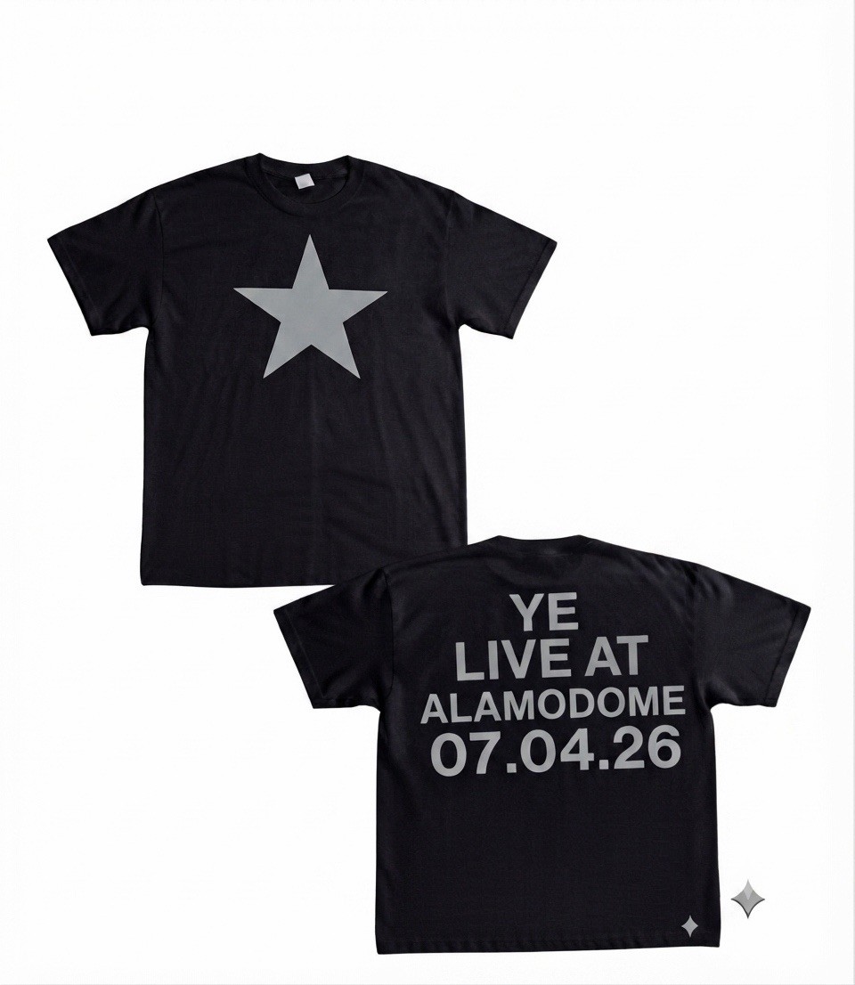 Kanye West YE BULLY Live At ALAMODOME 07.04.26 Concert T Shirt New