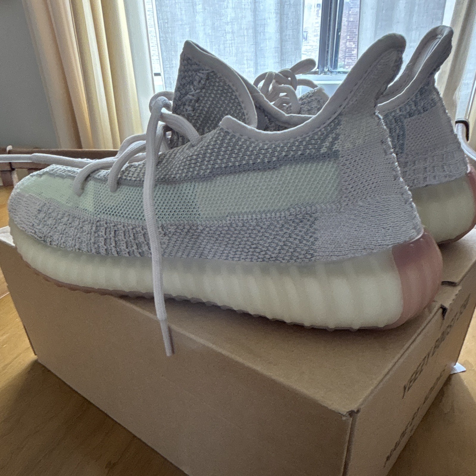 adidas Yeezy Boost 350 V2 Citrin Reflective FW5318 Men’s Primeknit Gray