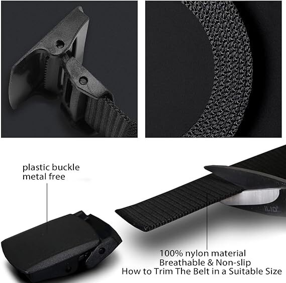 Men Casual Military Tactical Army Adjustable Quick Release Belts Pants Waistband