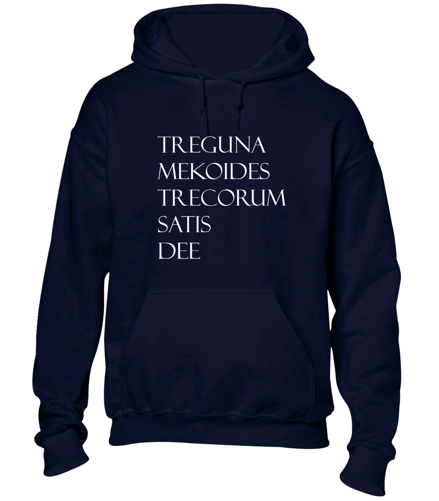 TREGUNA MEKOIDES HOODY HOODIE COOL MAGIC SPELL RETRO COMEDY FUNNY FILM TOP