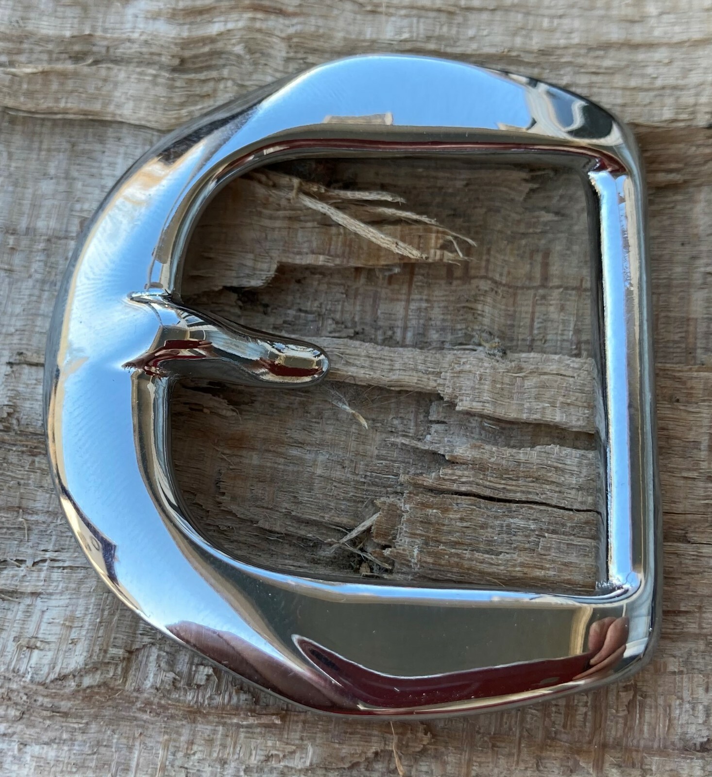 Western/Amish Bright Nickel Solid Brass Belt Buckle Set Buckle,Keeper,Tip 1 1/2″