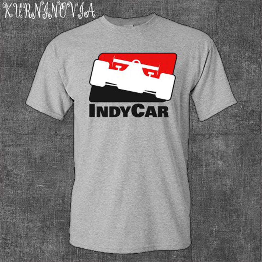 Indy Car Racing Championship Men’s Gray T-Shirt Size S to 5XL