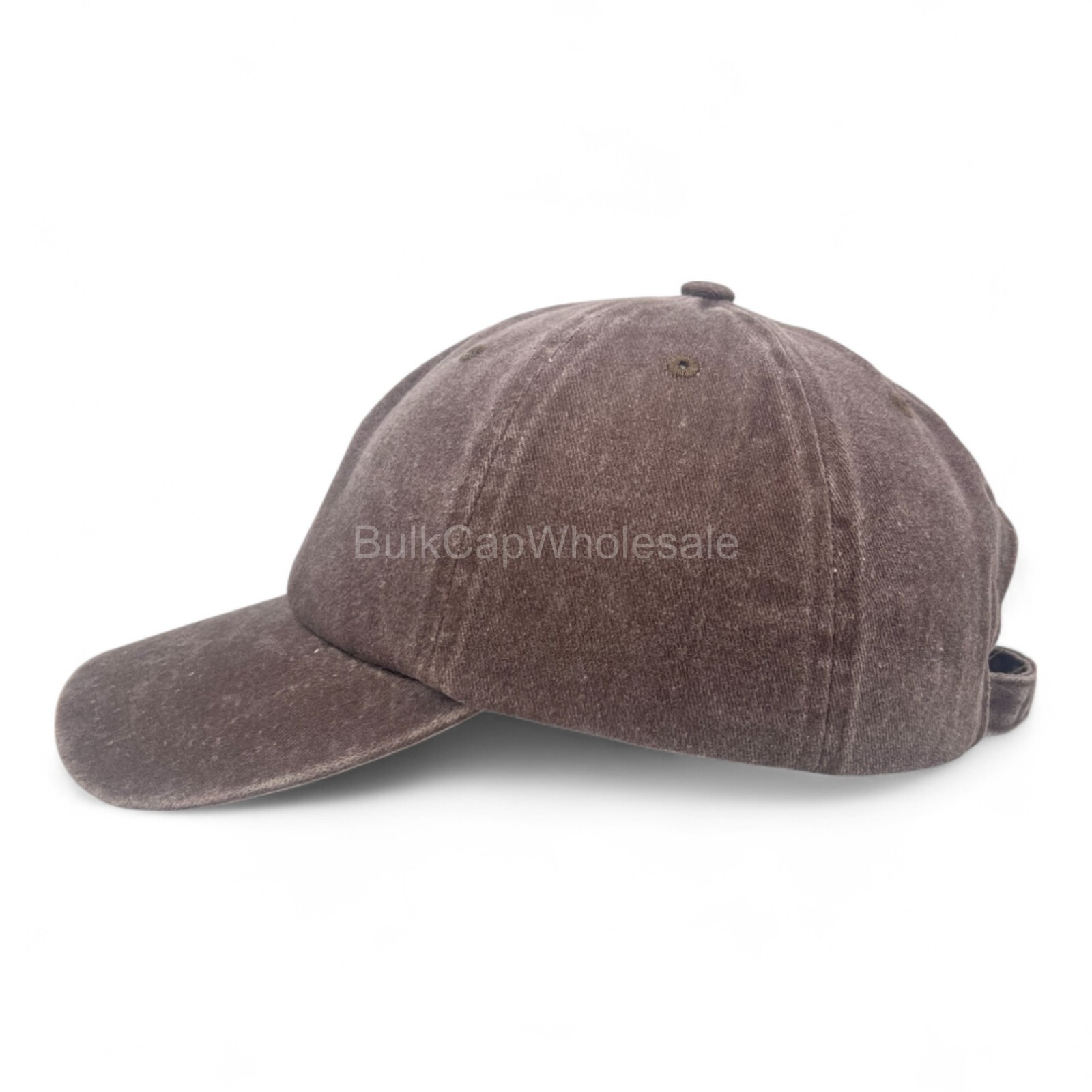 Men’s Cotton Baseball Cap Polo Style Solid Adjustable Dad Hat Washed Ball Cap