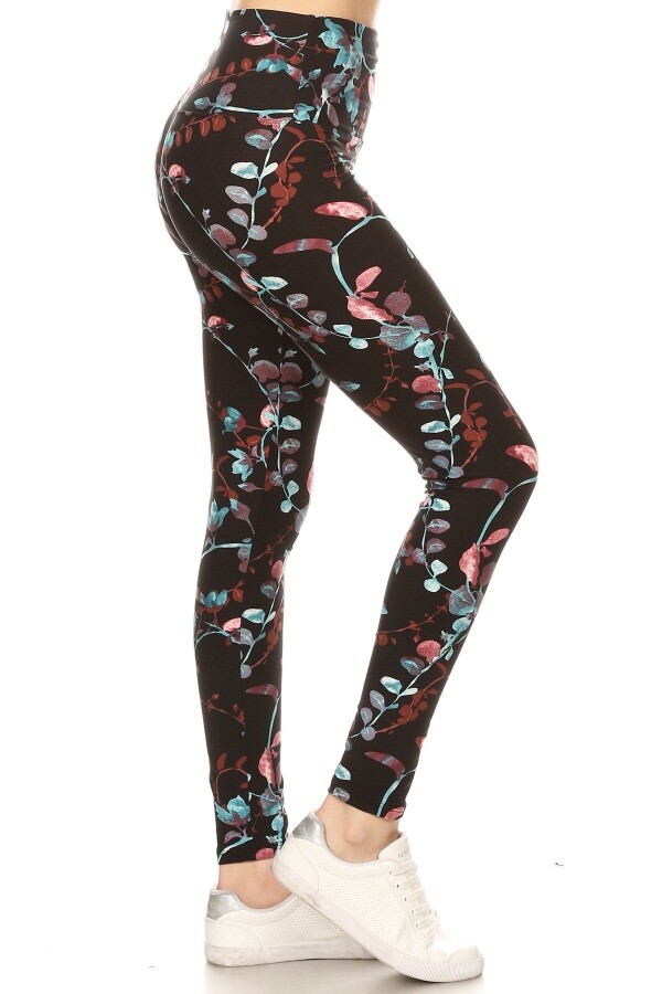 Buttery Soft High Waist Leggings PATTERNED regular & + sizes available!!