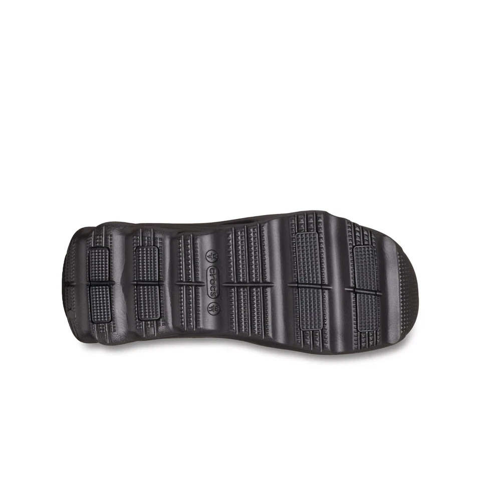CROCS MENS ECHO SURGE TRUFFLE /MULTI SLIP ON SHOES unisex black