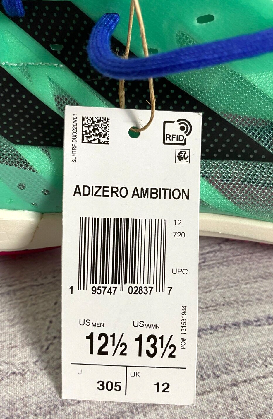 Adidas Men’s Size 12.5 Ambition Track And Field Cleats