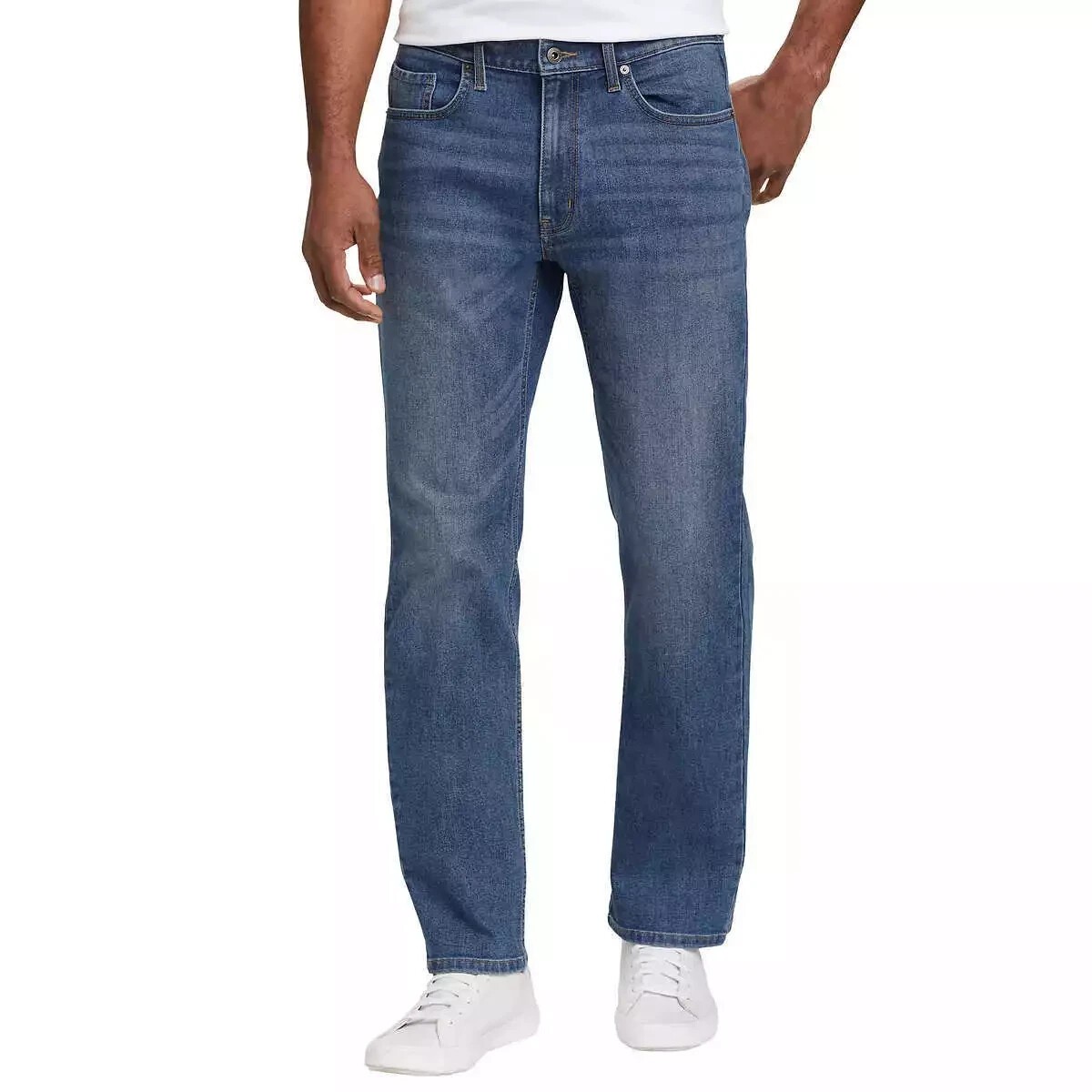Eddie Bauer Men’s jeans Stretch Straight Classic 5pocket Size 42×34 2XL XXL Blue