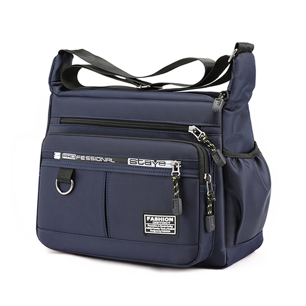 Men’s Shoulder Bag Business Casual Crossbody Bag Waterproof Multi Pocket Design