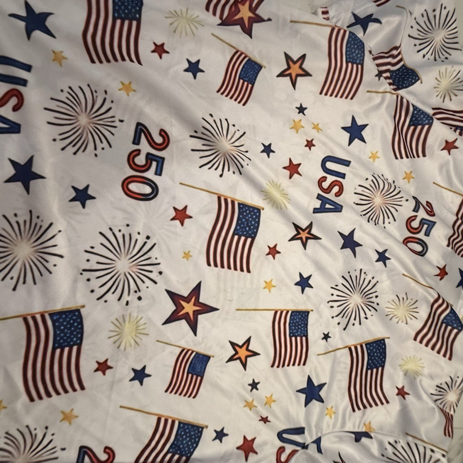 Golf Shirt Mens 3XL Polo Hawaiian Shirt Patriotic USA 250 Years America Casual