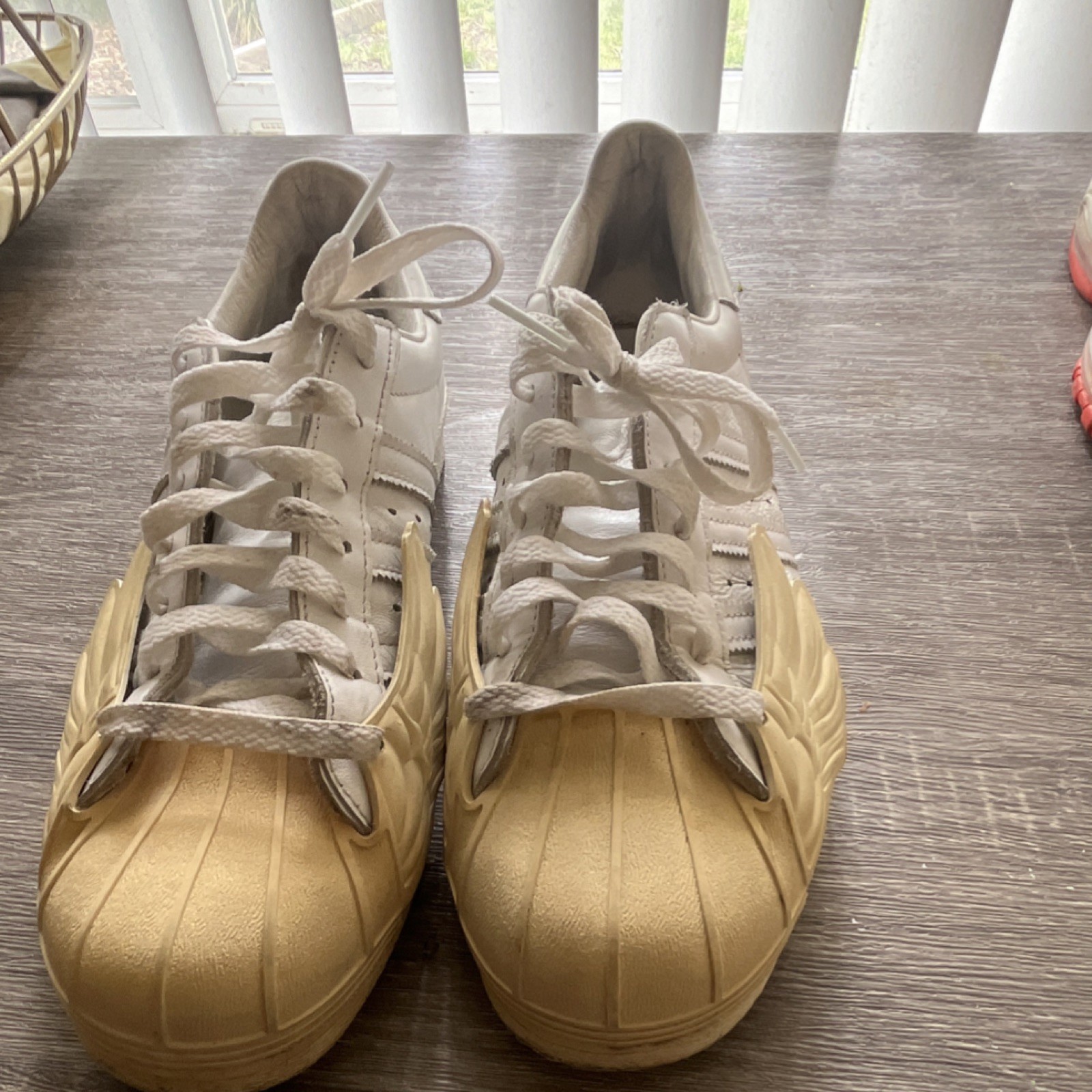 adidas Jeremy Scott Superstar Wings B26282 White Gold Men’s Sneakers