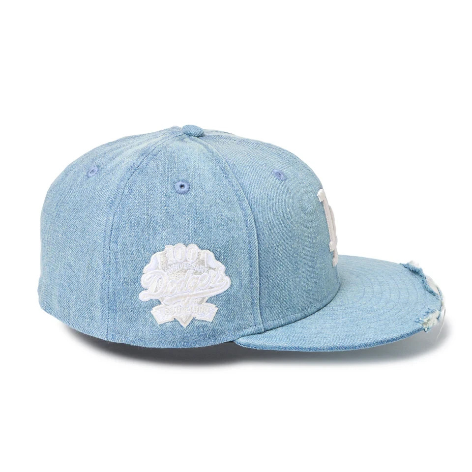New Era 59FIFTY Distressed Denim Cap MLB LA Los Angeles Dodgers 14745174 Japan