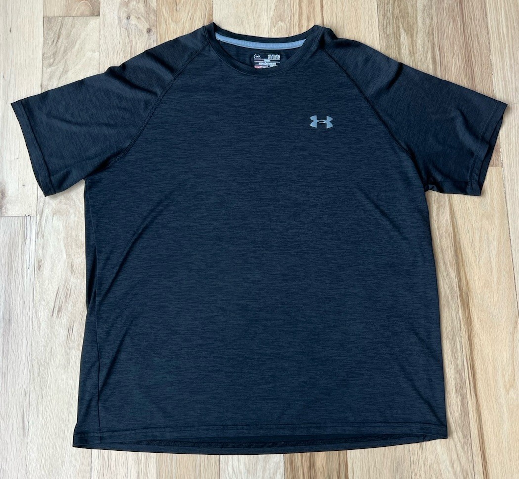 Under Armour Tech Tee Dark Gray Men’s Size XL Short Sleeve Loose Fit T-Shirt