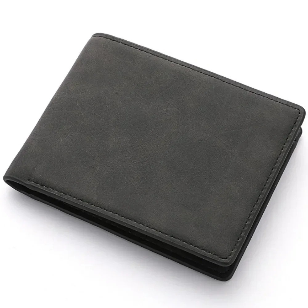 Men’s Wallet Leather Billfold Slim Hipster Cowhide Credit Card/ID Holders Insert