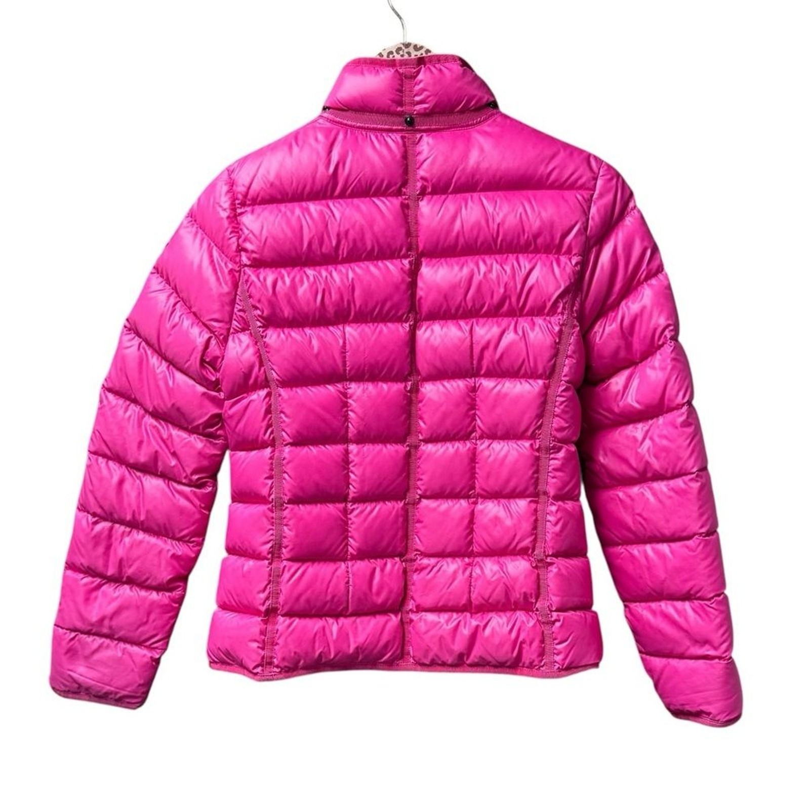 Moncler Kids Armoise Giubotto Down Winter Coat Designer Jacket Hot Pink 14