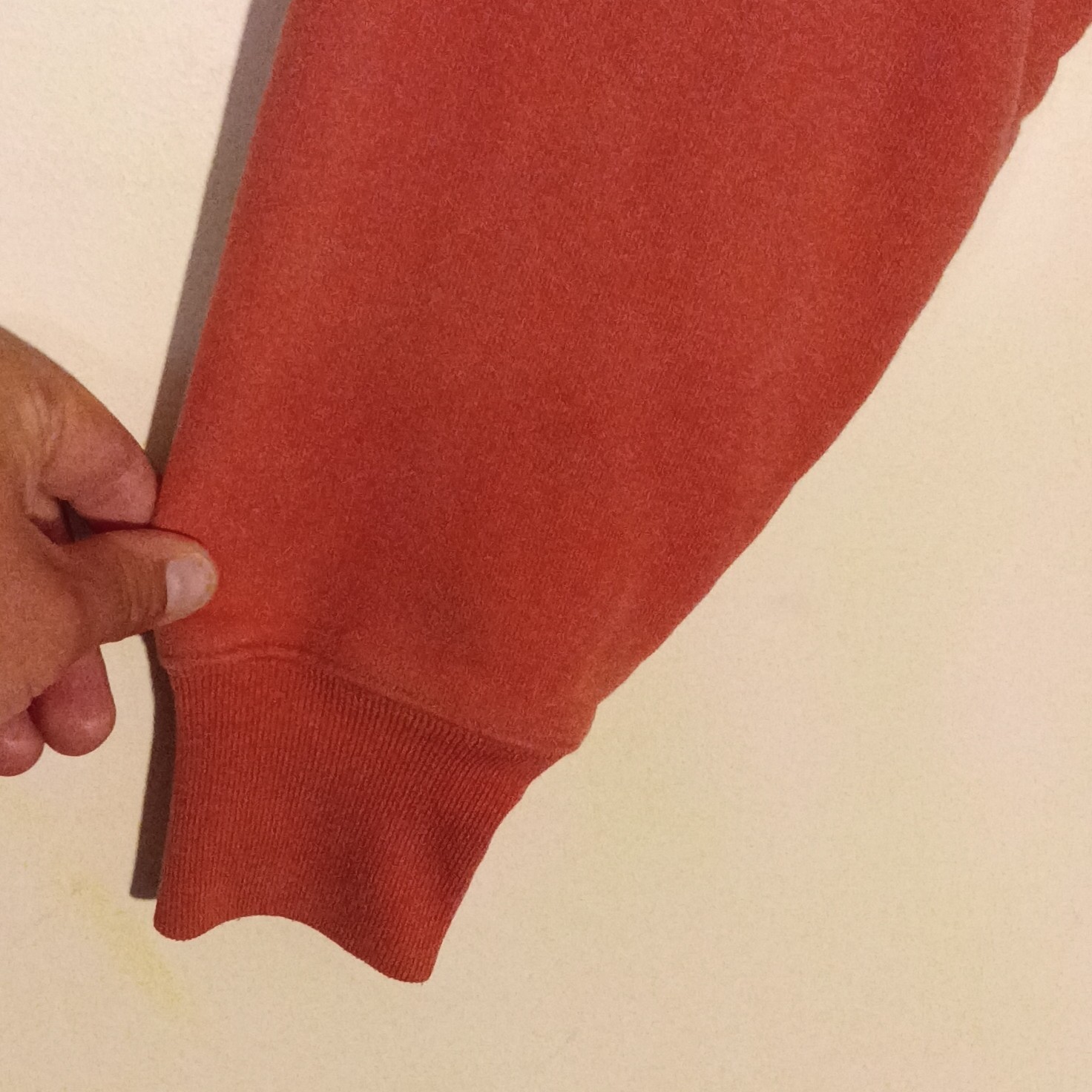 Champion Reverse Weave Sweatshirt Medium Rust Orange Embroidered Logo