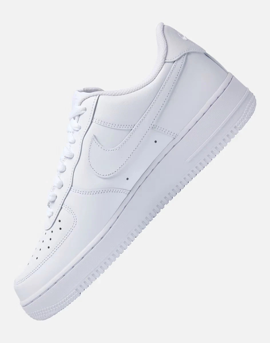 Nike Air Force 1 Low Top Triple White ’07 Mens White Sports Classic Sneaker