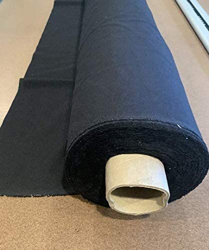 Black 100% Cotton Muslin Fabric/Textile – Draping Fabric – by The Yard (60in…