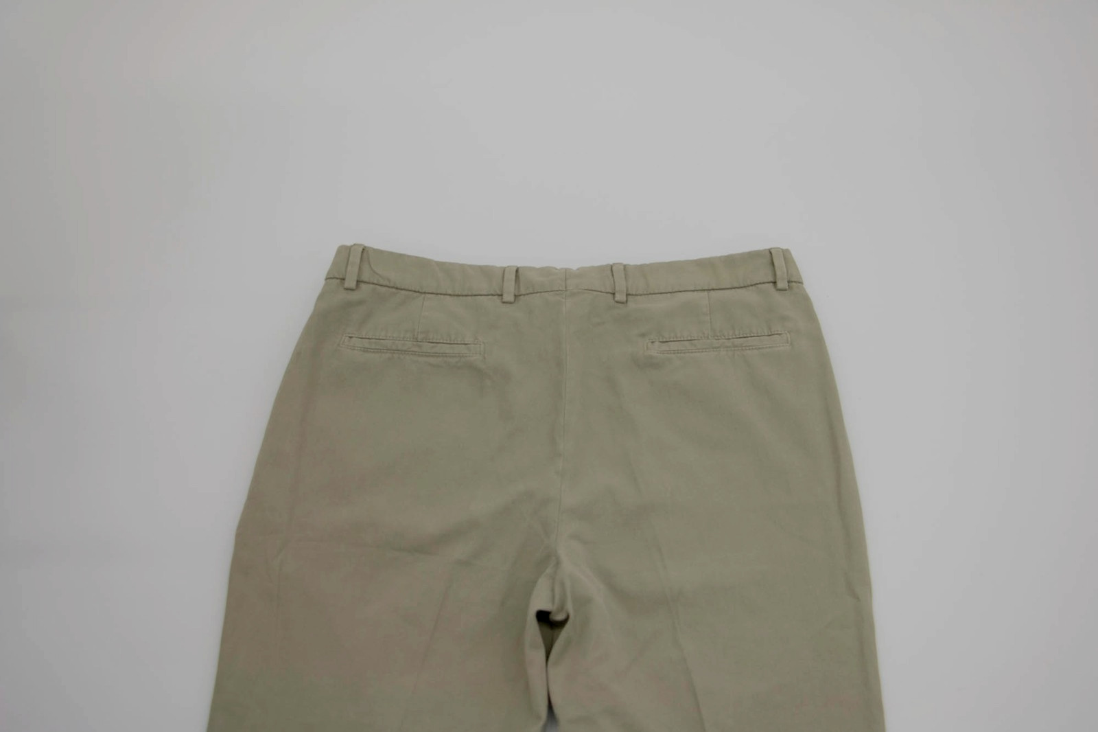 NWT Brunello Cucinelli Men’s “Leisure Fit” Chino Pants With Logo Accents A262
