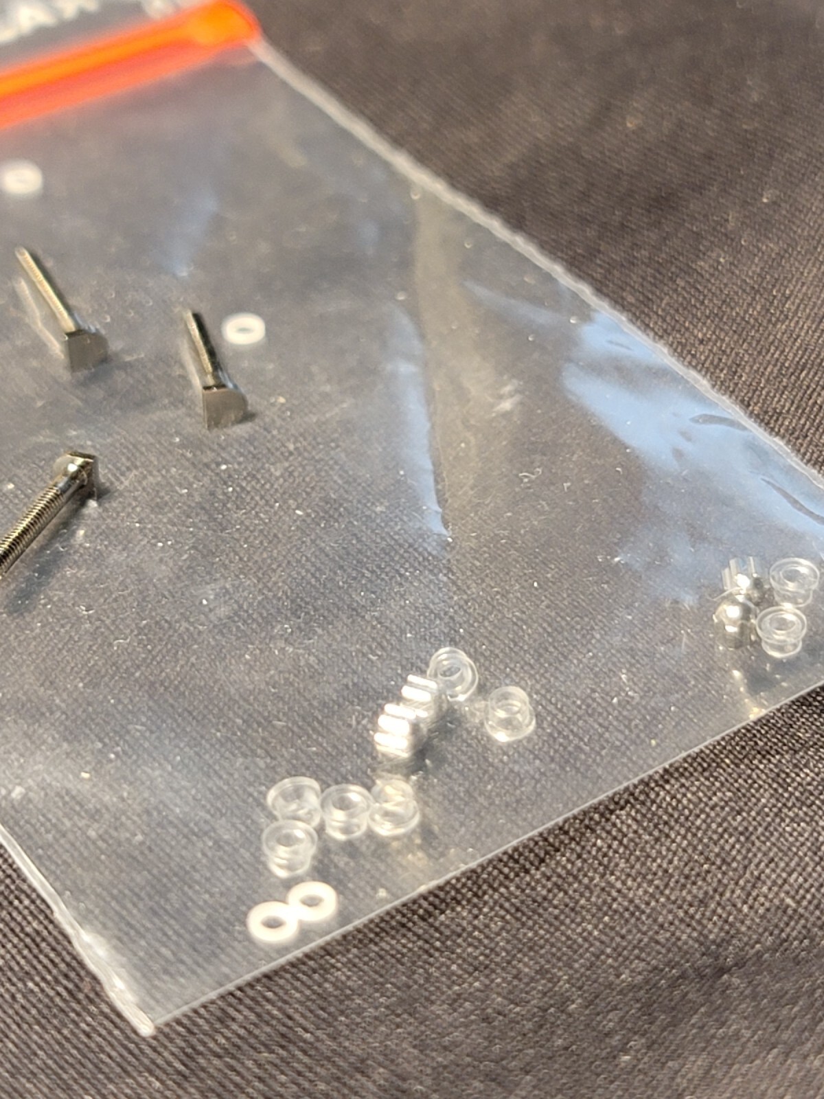 Cartier Eyeglasses Repair Screw Kit. White gold. 100% Authentic. RARE