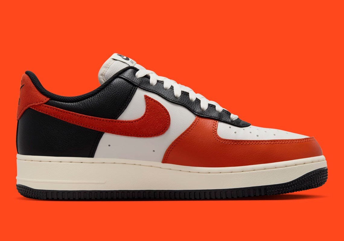 Nike Air Force 1 ’07 LV8 Low Black Vintage Coral Orange Phantom Nby HQ4987-010