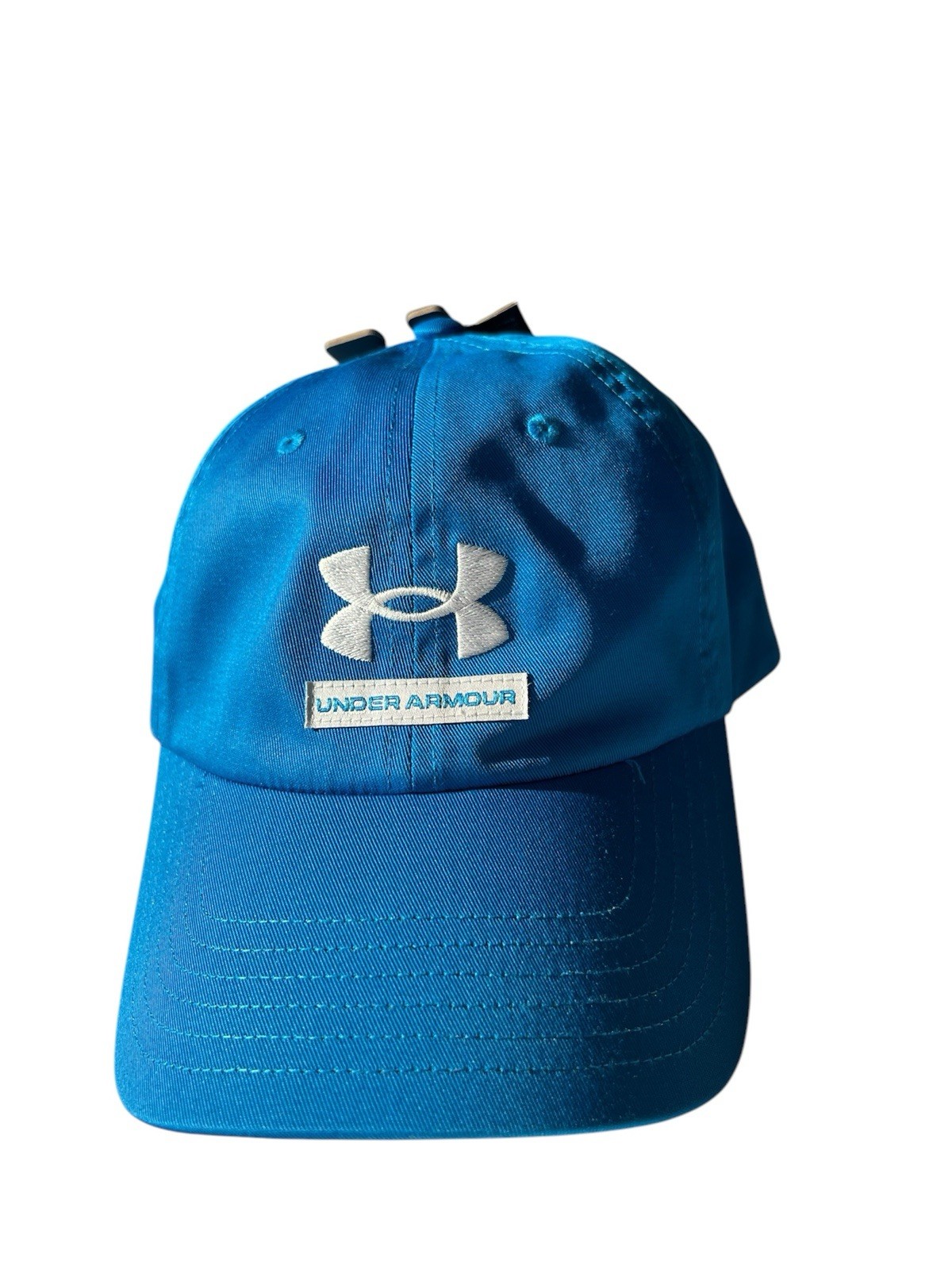 Under Armour Hat Mens UA Strapback Cap Cotton Blend Blue One Size NWT