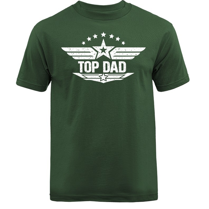 Top Dad Husband Daddy Protector Hero Fathers Day Gift T-shirt