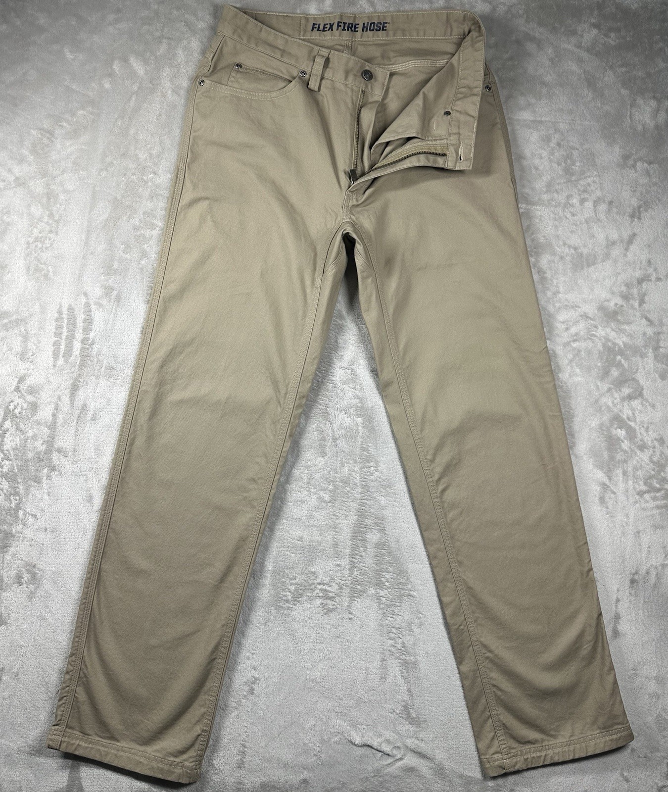 Duluth Trading Flex Fire Hose Relaxed Fit 5 Pocket Pants Sz 32×34 Stretch 62752