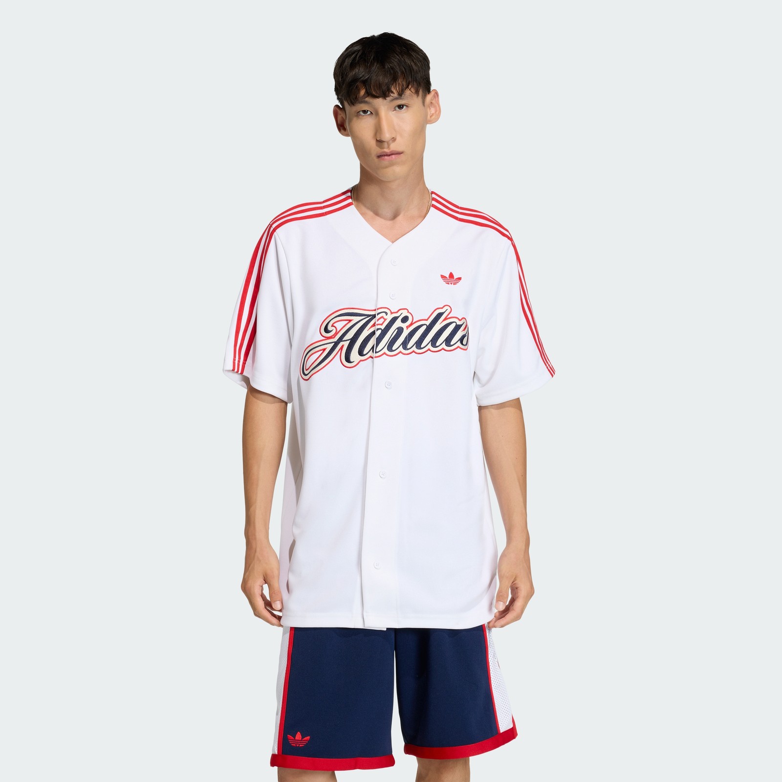 adidas men SUMMER LEAGUE VARSITY BASEBALL JERSEY