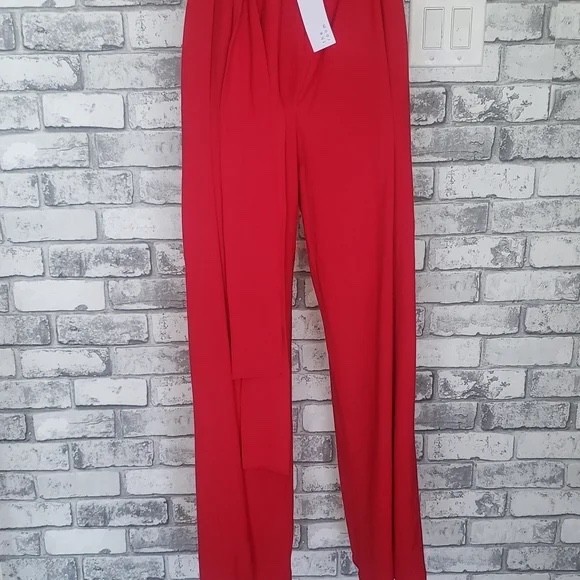 NEW With Tags The Room Red Multiway Tie Jumpsuit (Size Small)