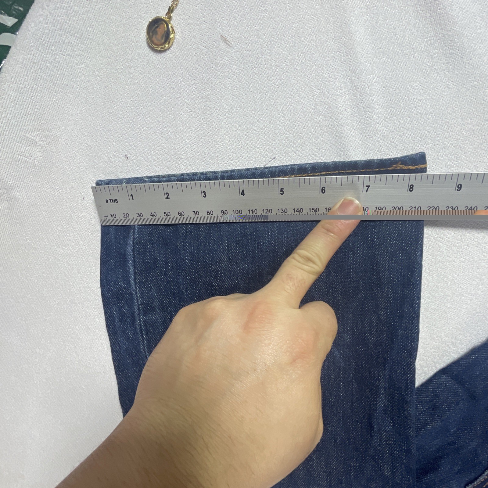 LEVI’S Premium 501 Men’s Jeans Regular Straight Button Fly Denim W36xL30 skuC7