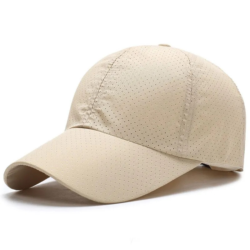 Unisex Mesh Baseball Cap Adjustable Breathable Sun Protection Hat Casual