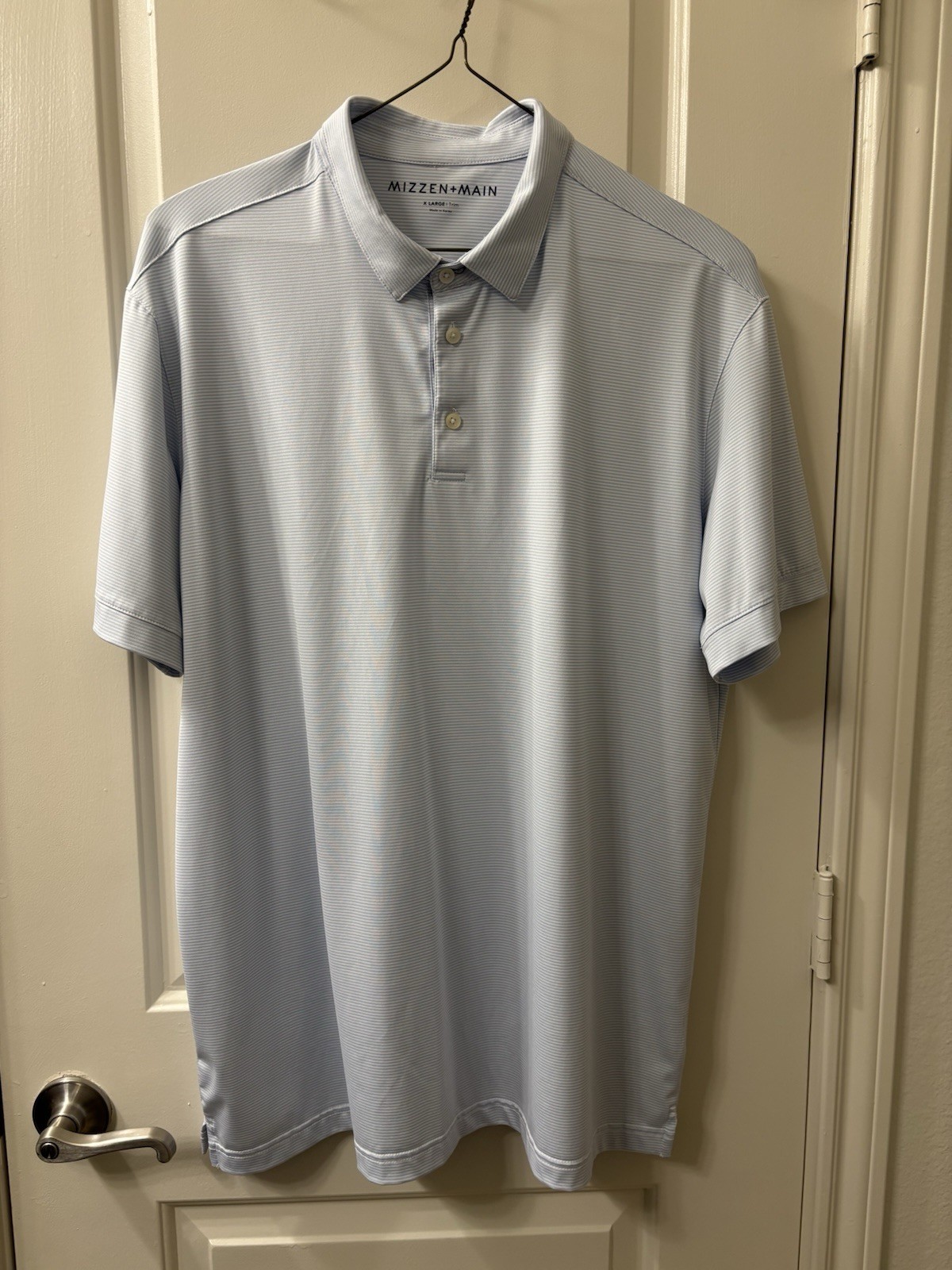 Mizzen+Main XL Striped Polo Shirt NWOT