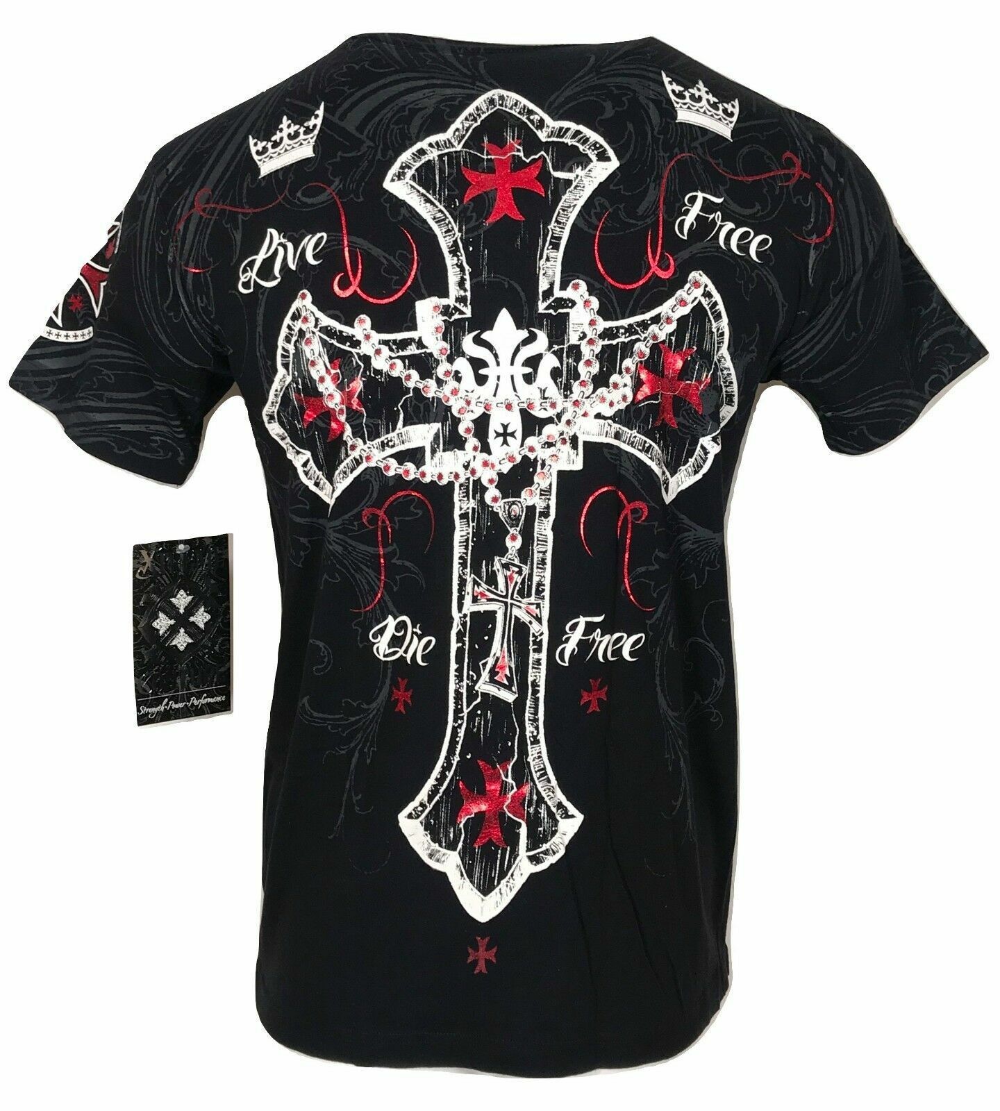 XTREME COUTURE by AFFLICTION Men’s T-Shirt GLORIOUS Tattoo Biker S-5X