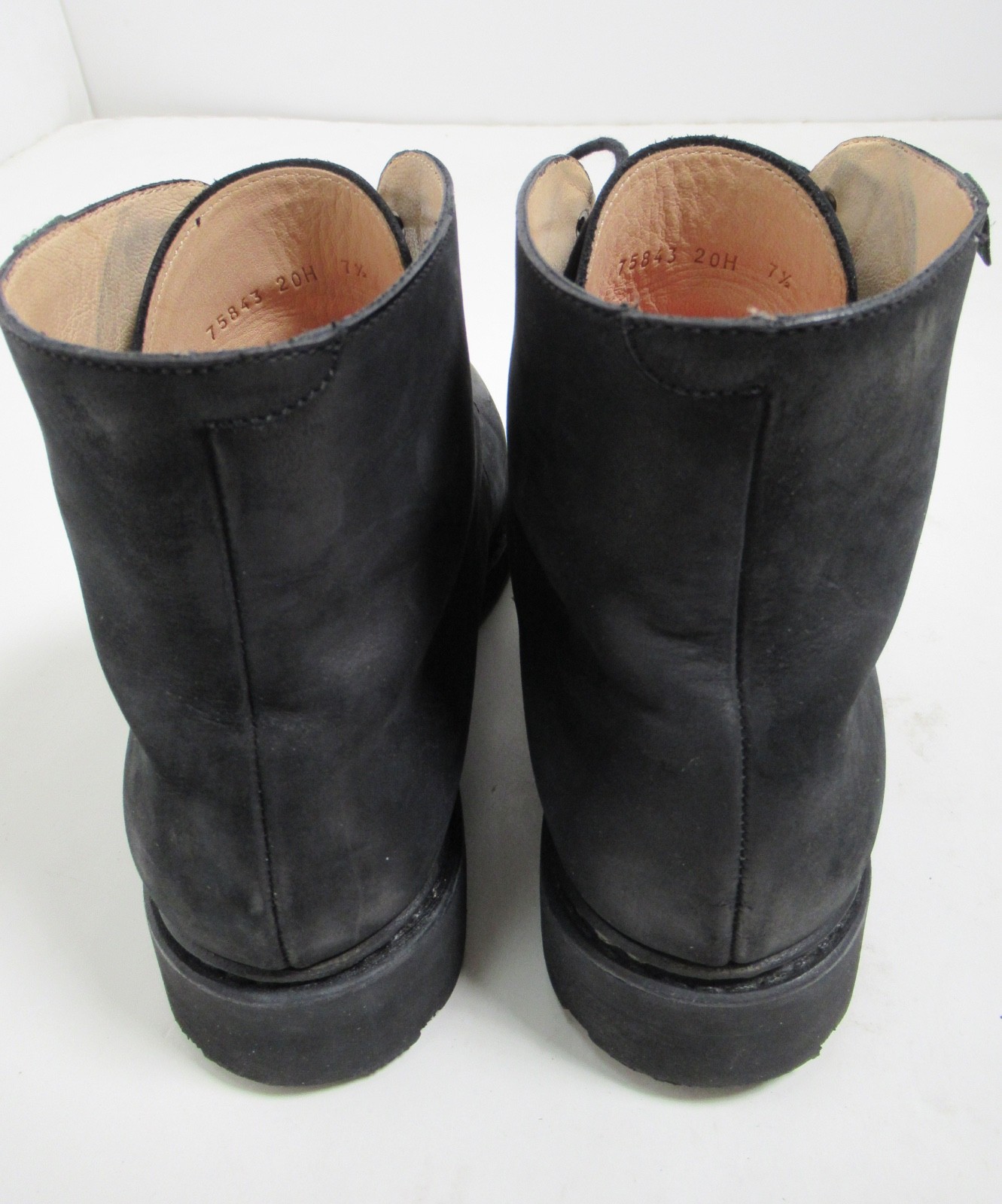 Paraboot Men’s Lace Up Leather Boot Paratex Soles Black 7.5 US / 6.5 UK / 40 EU
