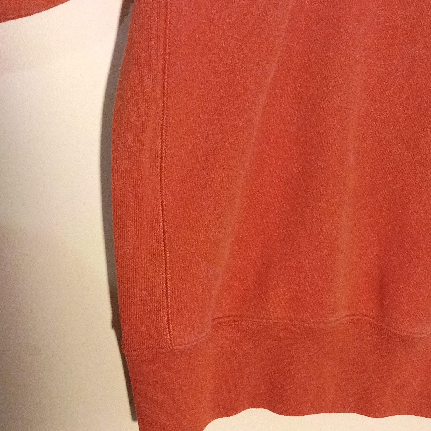 Champion Reverse Weave Sweatshirt Medium Rust Orange Embroidered Logo