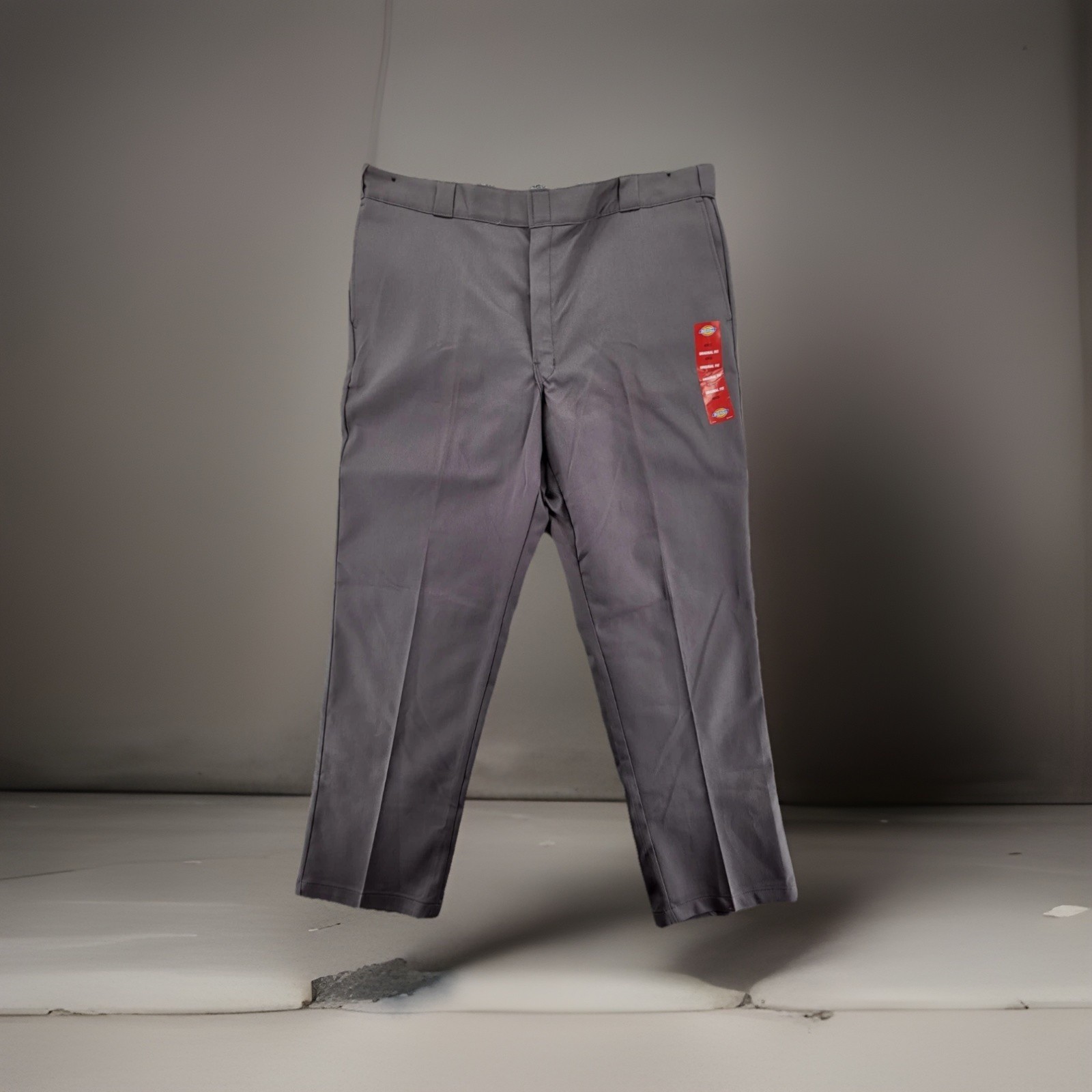 Dickies Original Work Perform gray Origininal Fit Flex 874 Cott/Poly 40×32 NEW